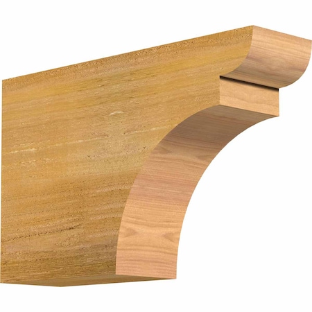 Ekena Millwork Yorktown Rough Sawn Rafter Tail, Western Red Cedar, 4"W x 10"H x 16"L RFT04X10X16YOR00RWR